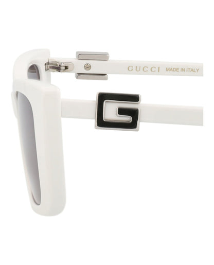 Gucci Cat Eye-Frame Injection Sunglasses White White Grey (GG1681S-30015472-006)
