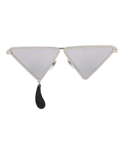 Gucci Cat Eye-Frame Metal Sunglasses Silver Silver Silver (GG1252S-30013616-001)