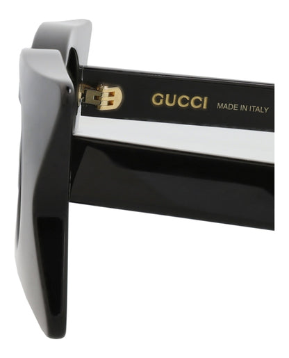 Gucci Cat Eye-Frame Recycled Acetate Sunglasses Black Black Grey (GG1379S-30014362-002)