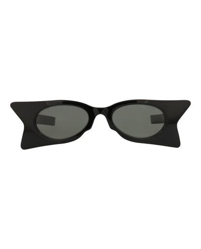 Gucci Cat Eye-Frame Recycled Acetate Sunglasses Black Black Grey (GG1379S-30014362-002)