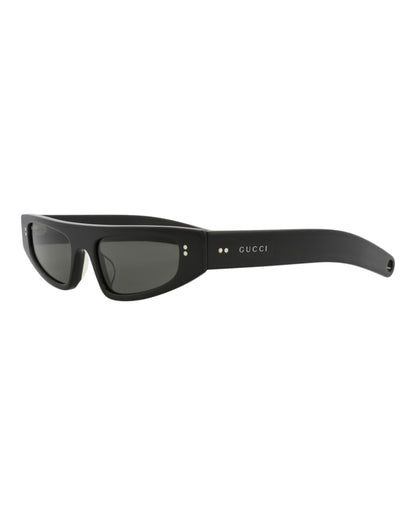 Gucci Cat Eye-Frame Recycled Acetate Sunglasses Black Black Grey (GG1634S-30014927-003)