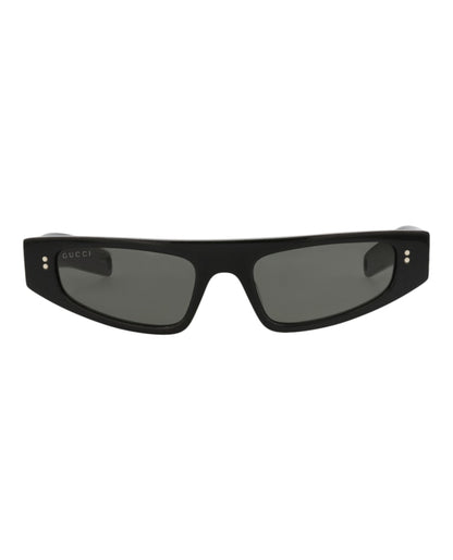 Gucci Cat Eye-Frame Recycled Acetate Sunglasses Black Black Grey (GG1634S-30014927-003)