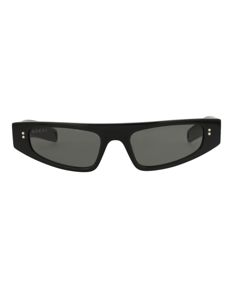 Gucci Cat Eye-Frame Recycled Acetate Sunglasses Black Black Grey (GG1634S-30014927-003)