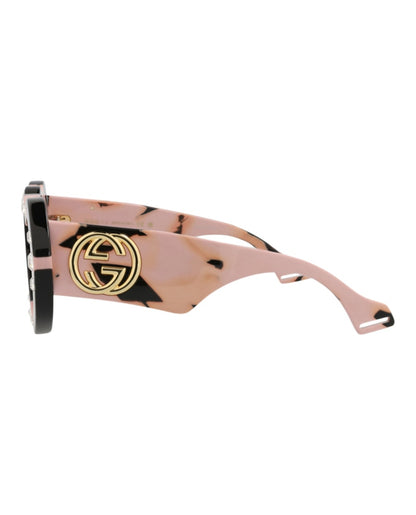 Gucci Cat Eye-Frame Recycled Acetate Sunglasses Black Havana Red (GG1329S-30013929-001)