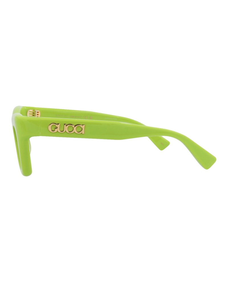 Gucci Cat Eye-Frame Recycled Acetate Sunglasses Green Green Green (GG1773S-30015635-006)