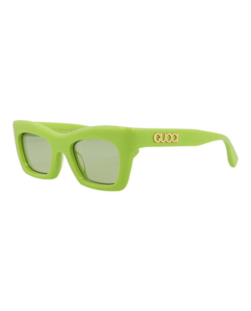 Gucci Cat Eye-Frame Recycled Acetate Sunglasses Green Green Green (GG1773S-30015635-006)