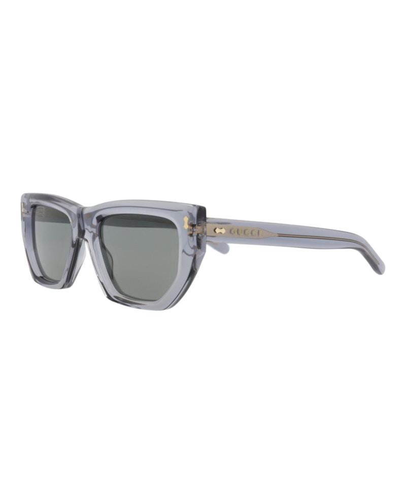 Gucci Cat Eye-Frame Recycled Acetate Sunglasses Grey Grey Grey (GG1520S-30014798-004)