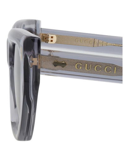 Gucci Cat Eye-Frame Recycled Acetate Sunglasses Grey Grey Grey (GG1520S-30014798-004)