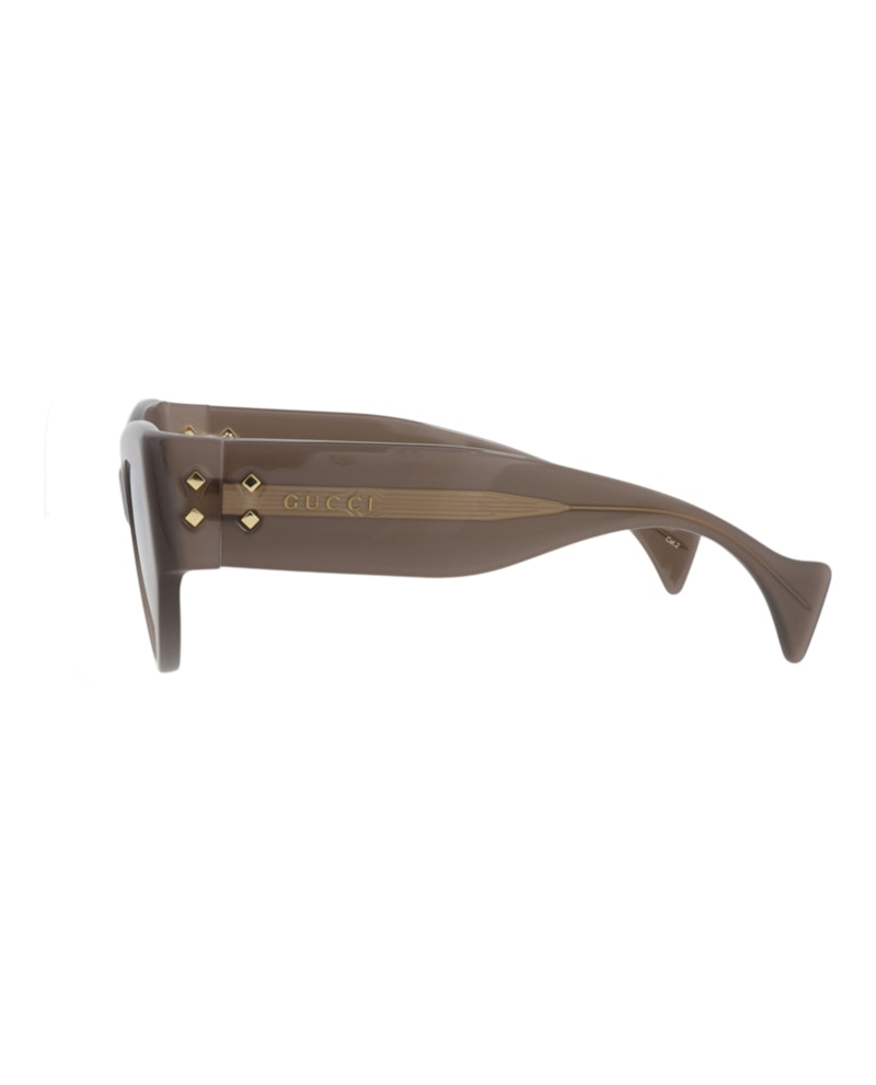 Gucci Cat Eye-Frame Recycled Acetate Sunglasses Grey Grey Grey (GG1704S-30015493-004)