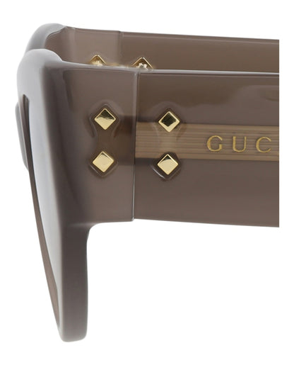 Gucci Cat Eye-Frame Recycled Acetate Sunglasses Grey Grey Grey (GG1704S-30015493-004)