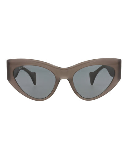 Gucci Cat Eye-Frame Recycled Acetate Sunglasses Grey Grey Grey (GG1704S-30015493-004)