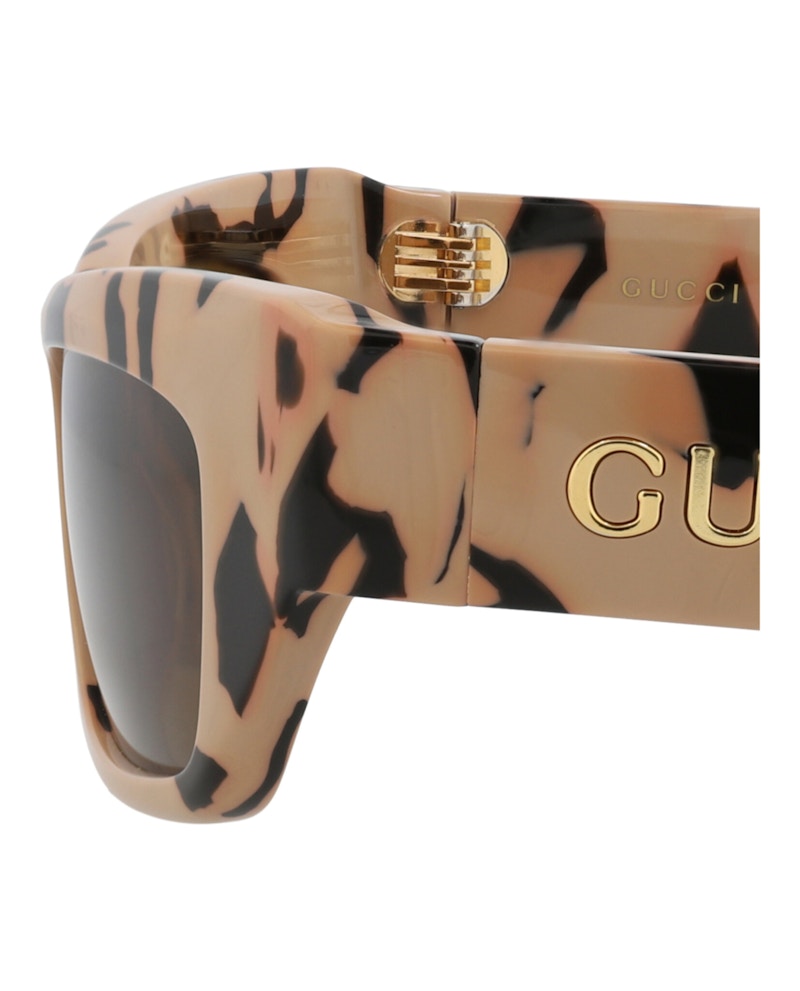 Gucci Cat Eye-Frame Recycled Acetate Sunglasses Havana Havana Brown (GG1296S-30013841-003)