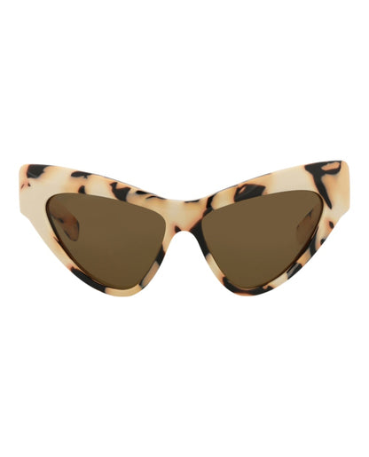 Gucci Cat Eye-Frame Recycled Acetate Sunglasses Ivory/Ivory/Brown (GG1294S-30013847-003)