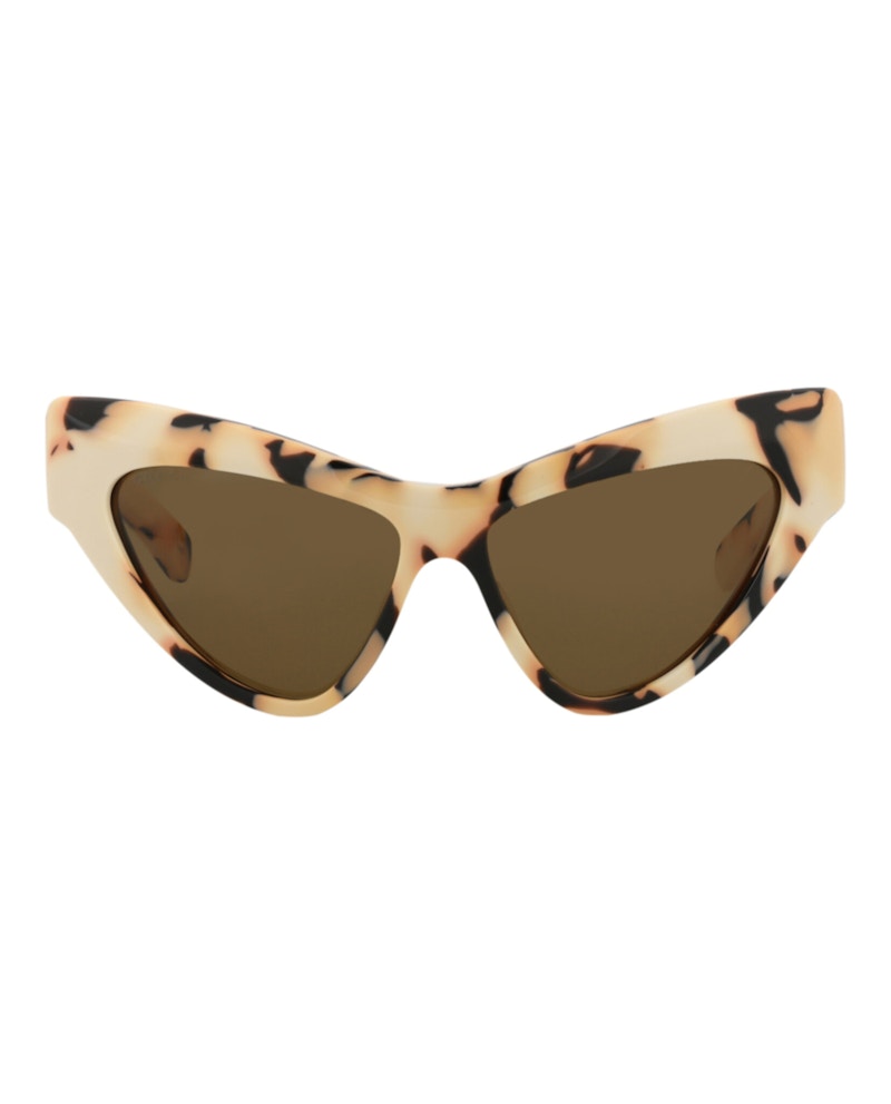 Gucci Cat Eye-Frame Recycled Acetate Sunglasses Ivory/Ivory/Brown (GG1294S-30013847-003)