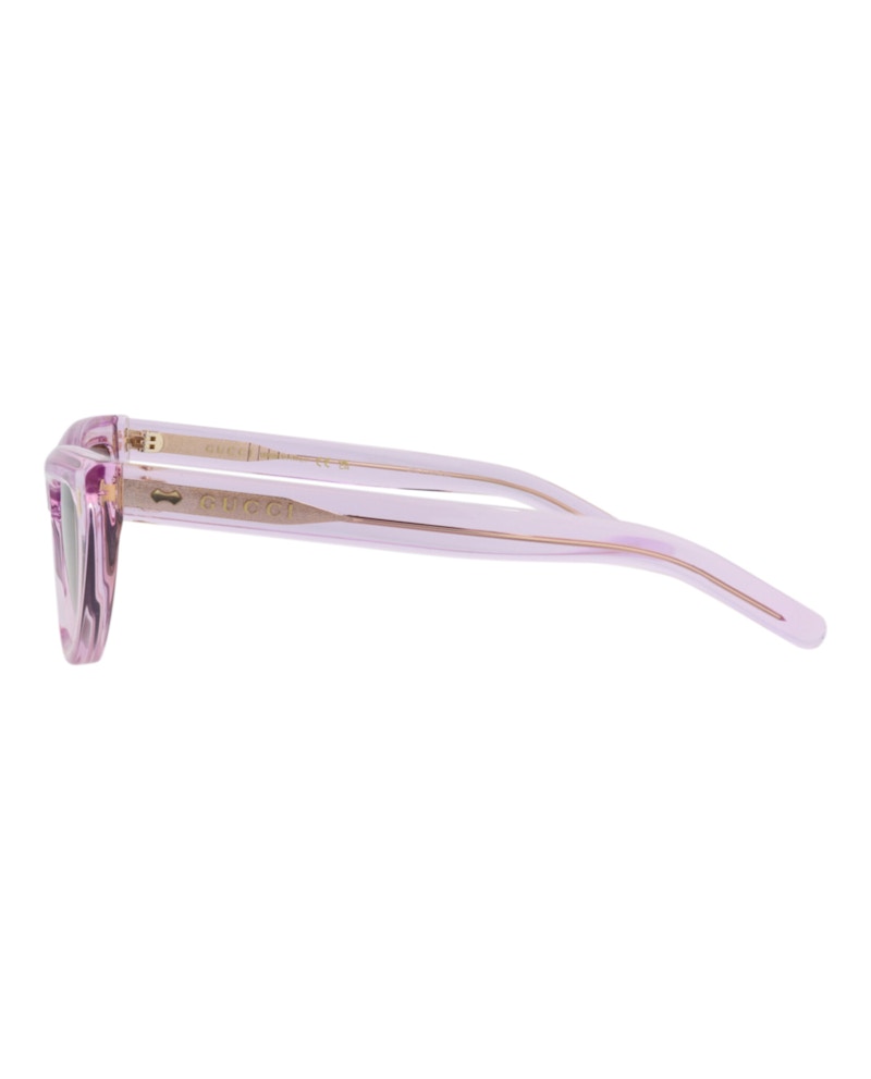 Gucci Cat Eye-Frame Recycled Acetate Sunglasses Violet Violet Brown (GG1521S-30014799-004)
