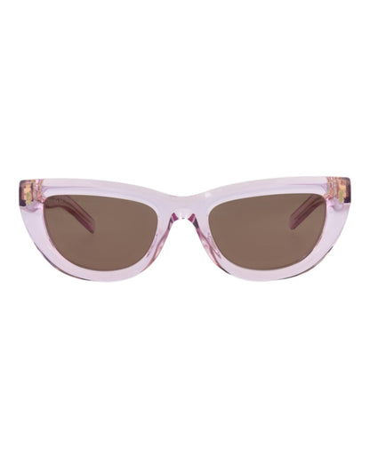 Gucci Cat Eye-Frame Recycled Acetate Sunglasses Violet Violet Brown (GG1521S-30014799-004)