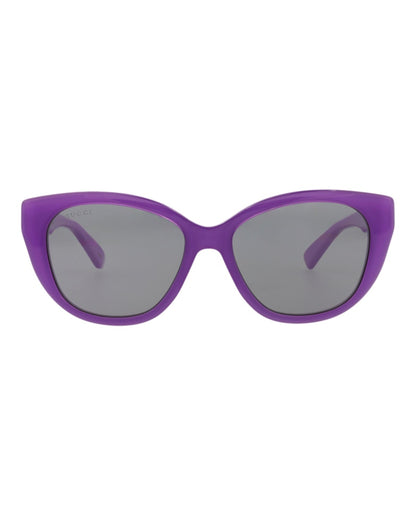 Gucci Cat Eye-Frame Recycled Acetate Sunglasses Violet Violet Grey (GG1588S-30014859-004)