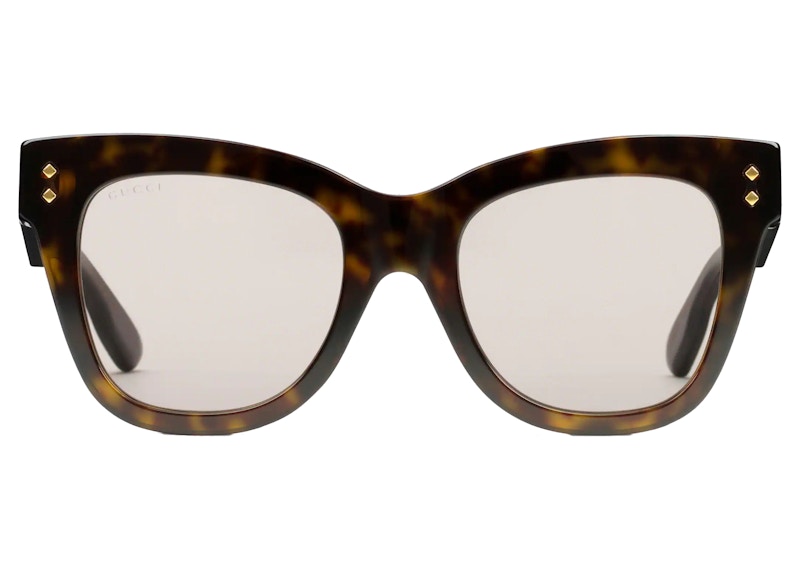 Gucci Cat-Eye Frame Sunglasses Dark Tortoiseshell (691297 J0740 2374)