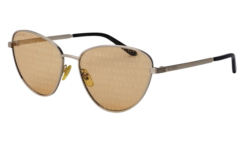 Gucci Cat Eye Logo Sunglasses Gold (GG0803S-004)