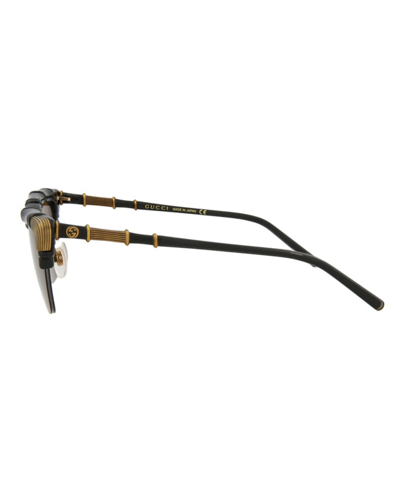 Gucci Cat Eye Sunglasses Black/Black/Brown (GG0660S-30008580-001)