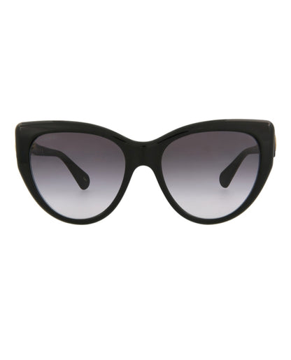 Gucci Cat Eye Sunglasses Black/Black/Grey (GG0877S-30010262-001)