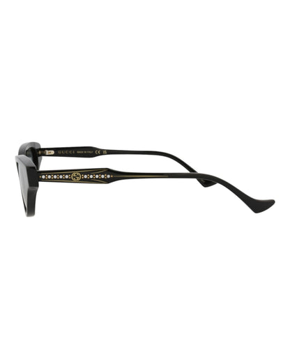 Gucci Cat Eye Sunglasses Black Black Grey (GG1298S-30013901-001)