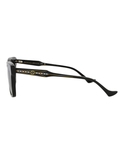 Gucci Cat Eye Sunglasses Black Black Grey (GG1299S-30013902-001)