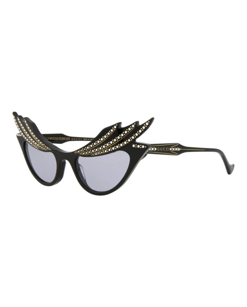Gucci Cat Eye Sunglasses Black/Black/Violet (GG1094S-30012857-001)