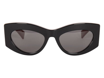 Gucci Cat Eye Sunglasses Black Red Grey (GG1843S-006-53)
