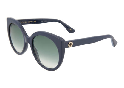 Gucci Cat Eye Sunglasses Blue/Grey (GG0325S-30002854-008)