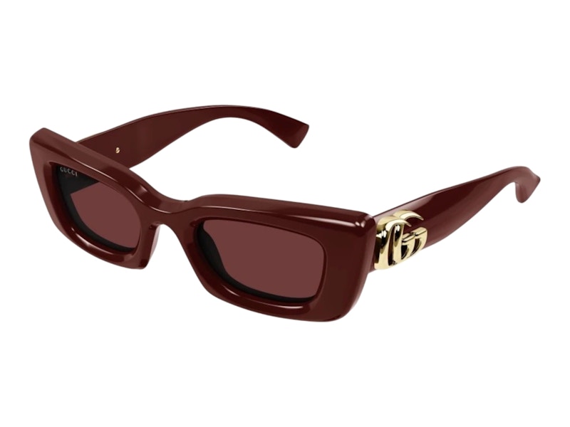 Gucci Cat-Eye Sunglasses Burgundy Brown (GG1827S-003)
