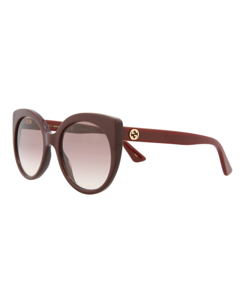 Gucci Cat Eye Sunglasses Burgundy/Red (GG0325S-30002854-007)