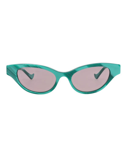 Gucci Cat Eye Sunglasses Green Green Violet (GG1298S-30013901-003)