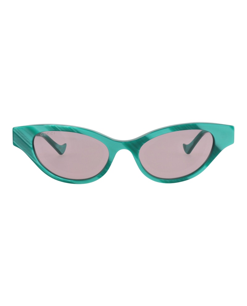 Gucci Cat Eye Sunglasses Green Green Violet (GG1298S-30013901-003)