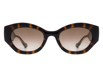 Gucci Cat Eye Sunglasses Havana Crystal Brown Gradient (GG1553S-002-52)