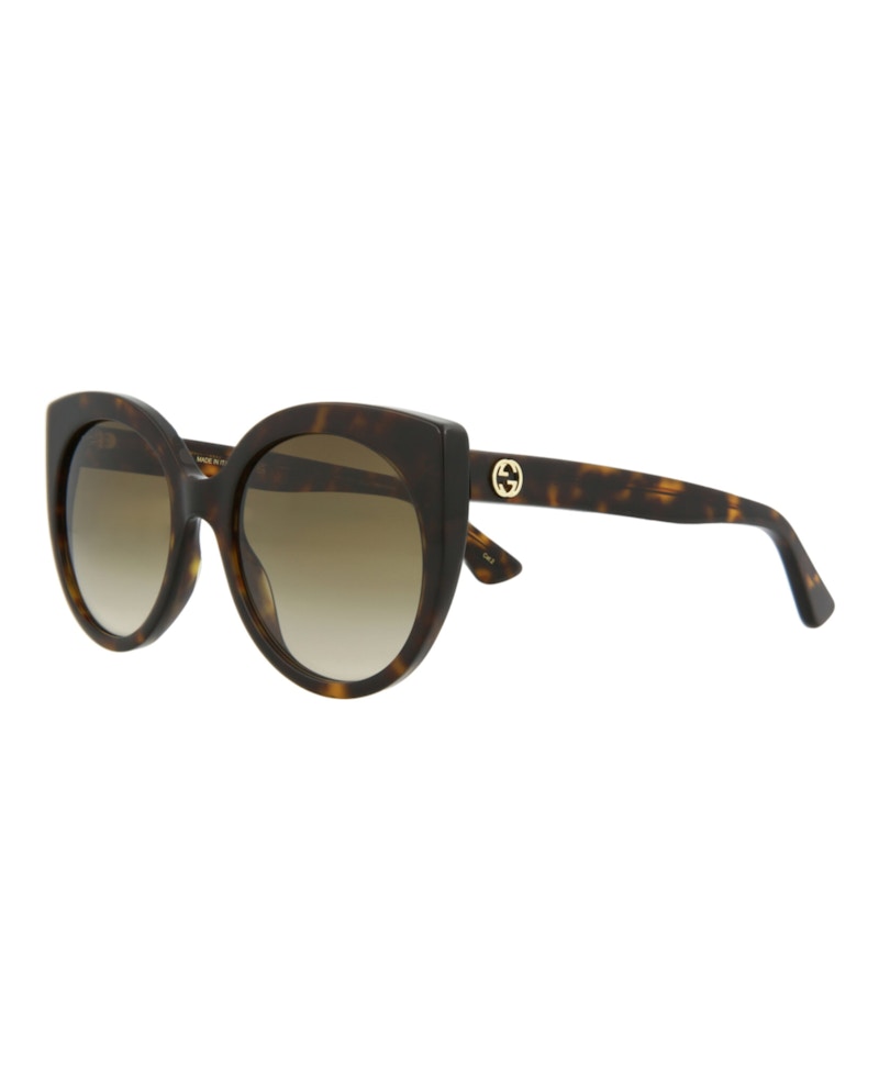 Gucci Cat Eye Sunglasses Havana/Havana/Brown (GG0325S-30002854-002)