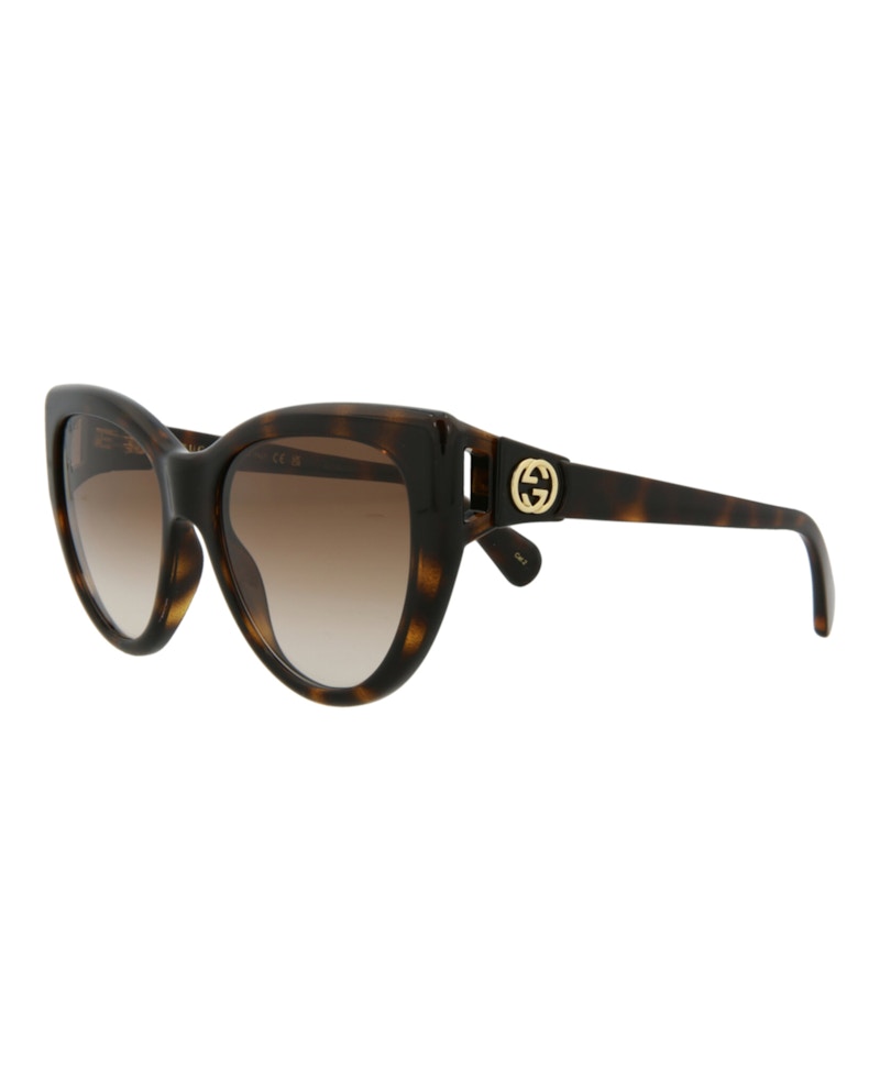 Gucci Cat Eye Sunglasses Havana/Havana/Brown (GG0877S-30010262-002)