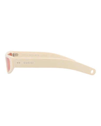 Gucci Cat Eye Sunglasses Ivory Ivory Red (GG1634S-30014927-007)