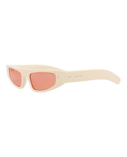 Gucci Cat Eye Sunglasses Ivory Ivory Red (GG1634S-30014927-007)