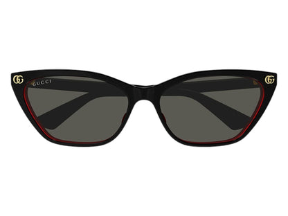 Gucci Cat Eye Sunglasses Shiny Black/Red (GG1815S 003)