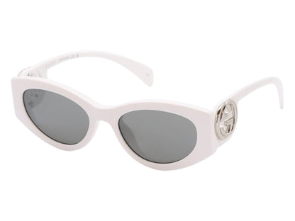 Gucci Cat Eye Sunglasses White Grey Gradient (GG1691S-006-54)