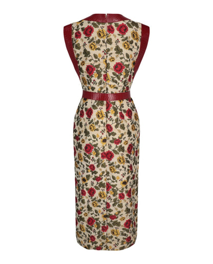 Gucci Centennial Floral Pattern Dress Multi