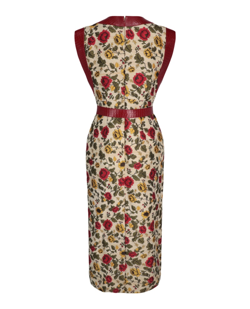 Gucci Centennial Floral Pattern Dress Multi