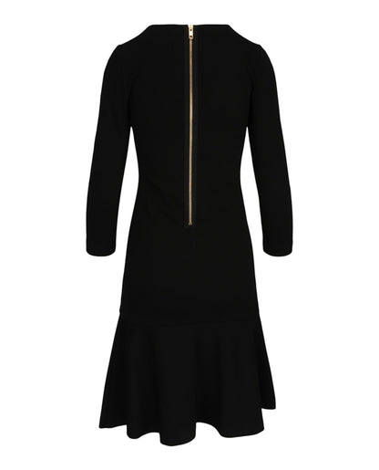 Gucci Chain-Link Belt Midi Dress Black