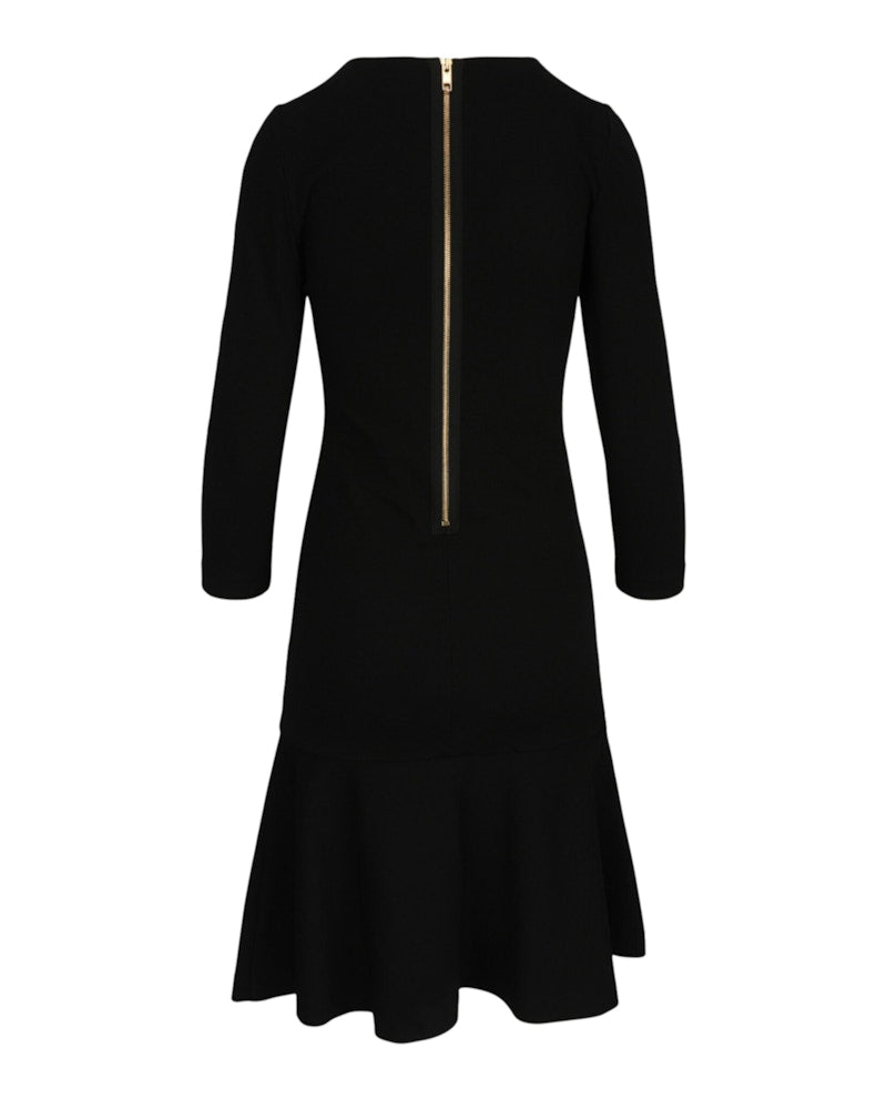 Gucci Chain-Link Belt Midi Dress Black