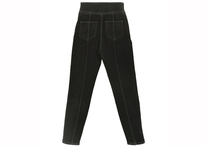 Gucci Coated Denim Pant with Studs Black Gold