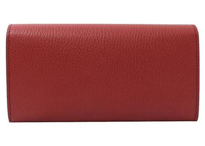 Gucci Continental Wallet Interlocking GG (12 Card Slot) Red
