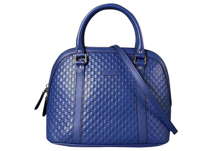 Gucci Convertible Dome Medium Microguccissima Blue