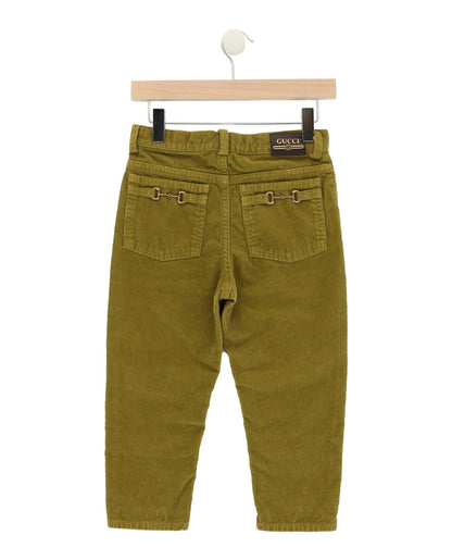 Gucci Corduory Pants Bright Green