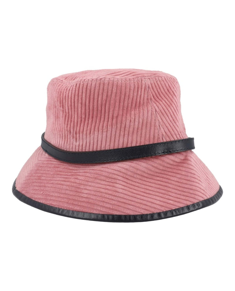 Gucci Corduroy Horsebit Bucket Hat Rose/Blue